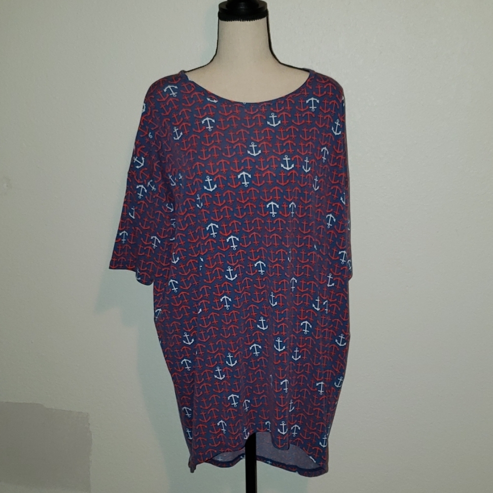 Lularoe Irma with Anchors